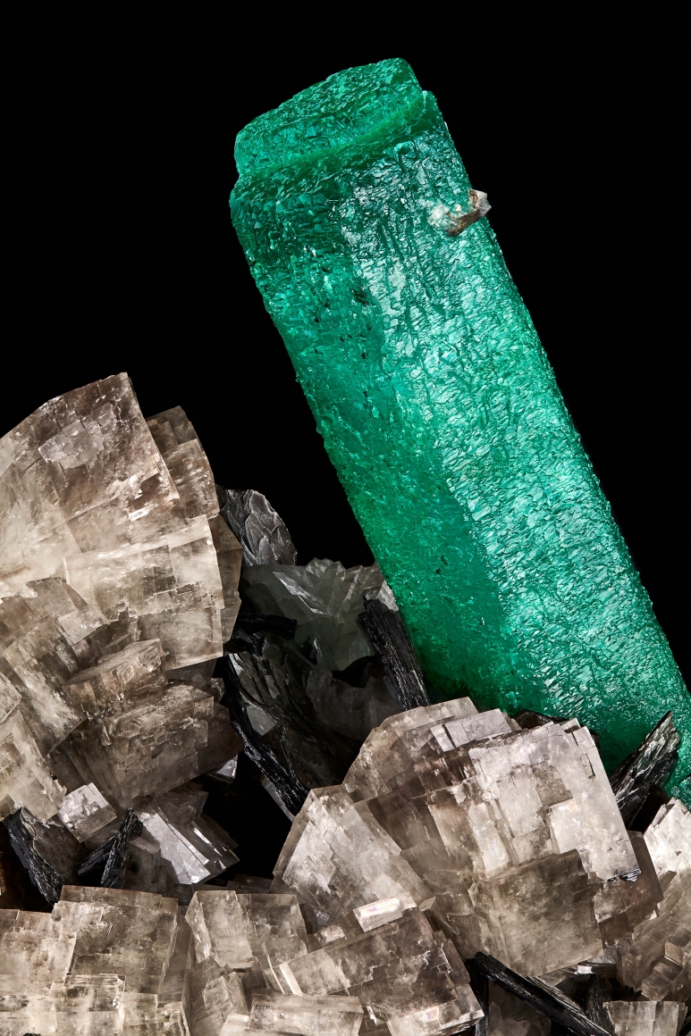 Emerald on Dolomite with Muscovite