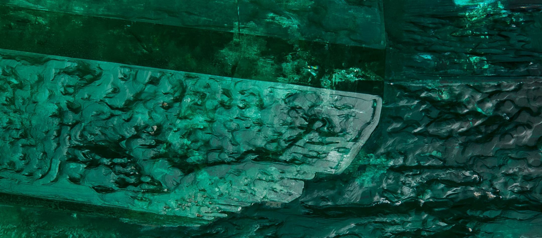 Emerald Detail Highlighting Surface Texture